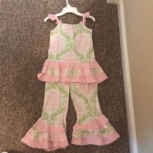 Girls Boutique Capri Summer set